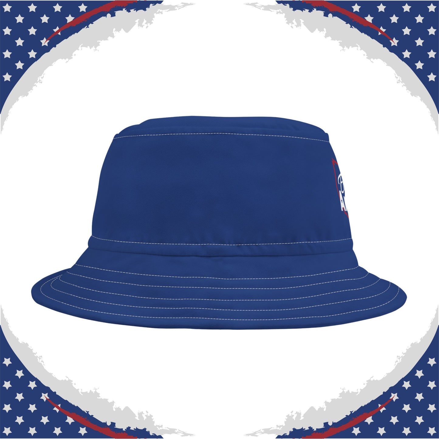 Patriotic Navy Blue Bucket Hat - Made in USA