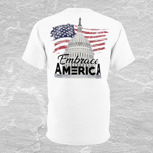 US Capital American Flag Shirt - Made in USA