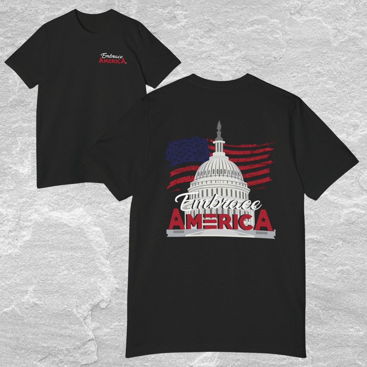 US Capital American Flag Shirt - Made in USA