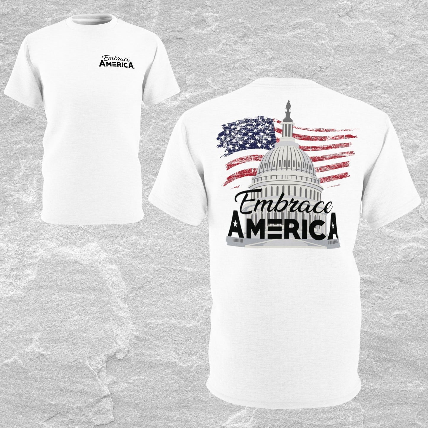 US Capital American Flag Shirt - Made in USA