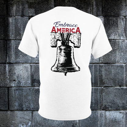 Liberty Bell Independence Hall Shirt - Blue Made USA