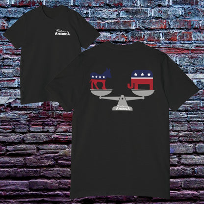 US Election Democrat Republican Both Americans Shirt - Made in America