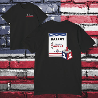 US Election Voting Ballot Shirt - Made in USA