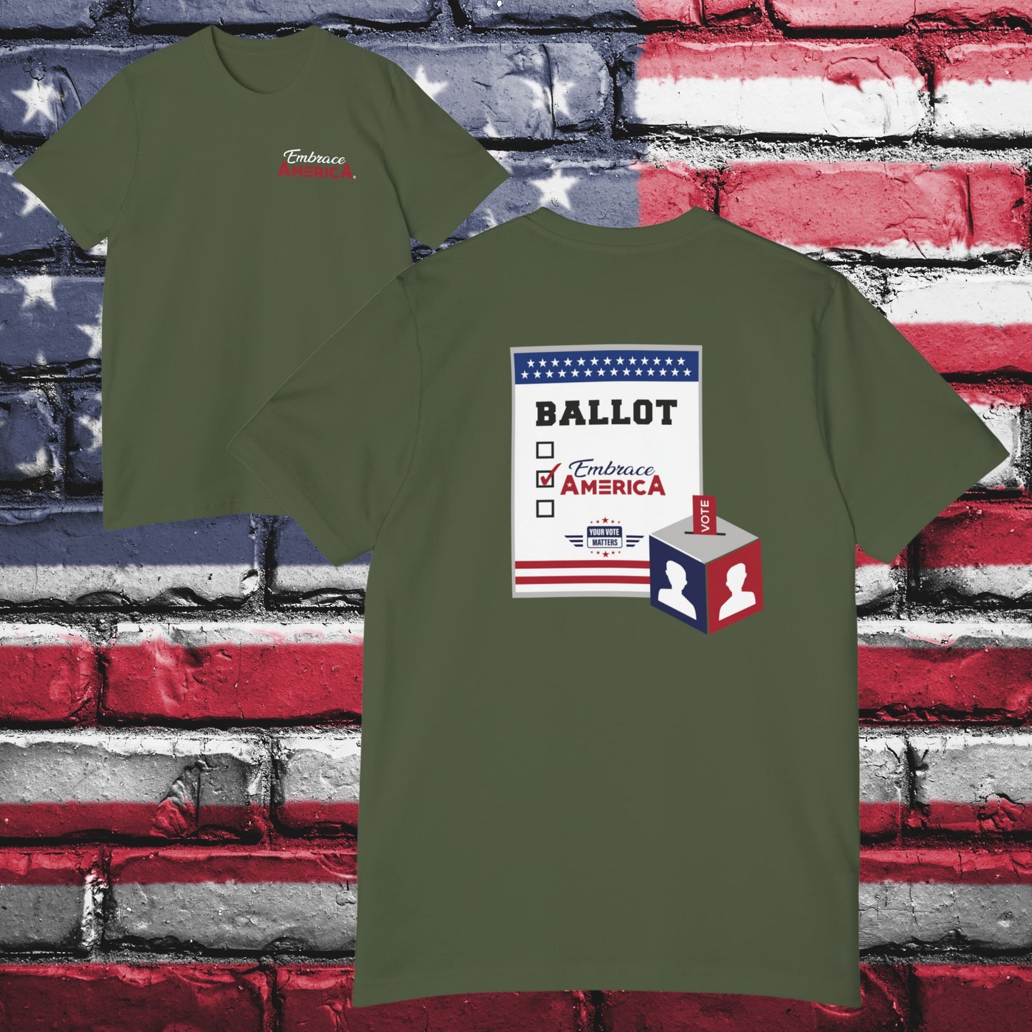 US Election Voting Ballot Shirt - Made in USA