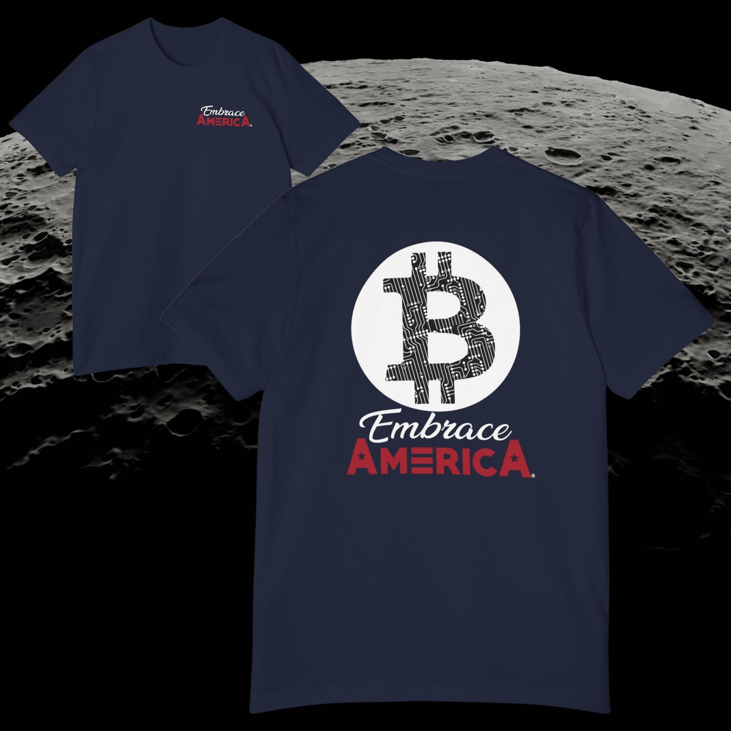 Bitcoin Crypto Embrace America® Shirt - Made USA