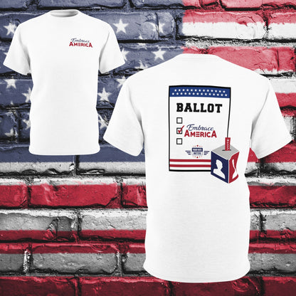 US Election Voting Ballot Shirt - Made in USA