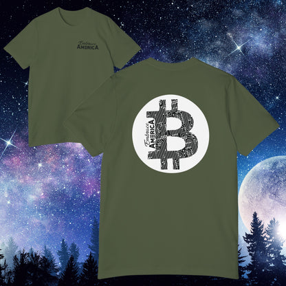 Bitcoin Crypto Symbol Shirt - Made USA