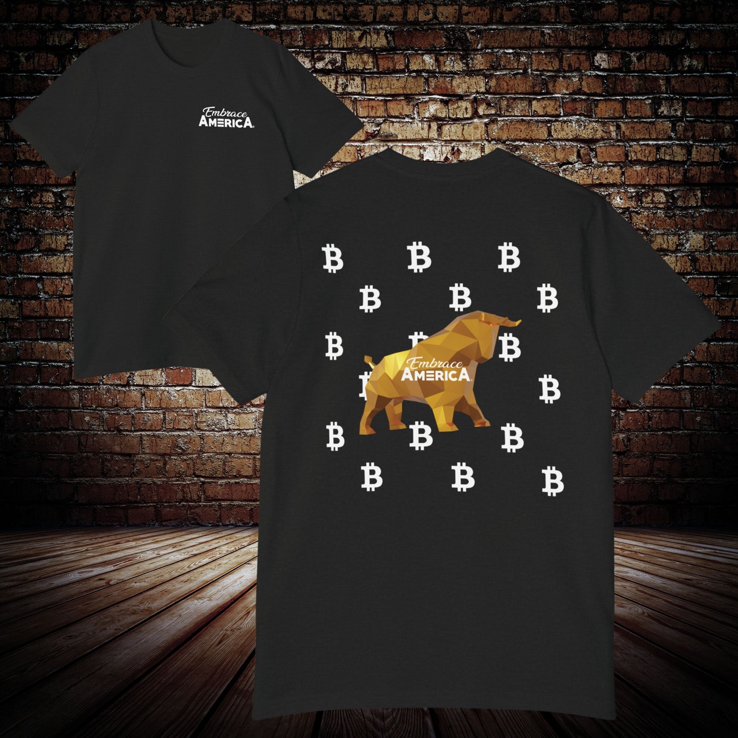 Bitcoin Crypto Bull Shirt - Made in USA