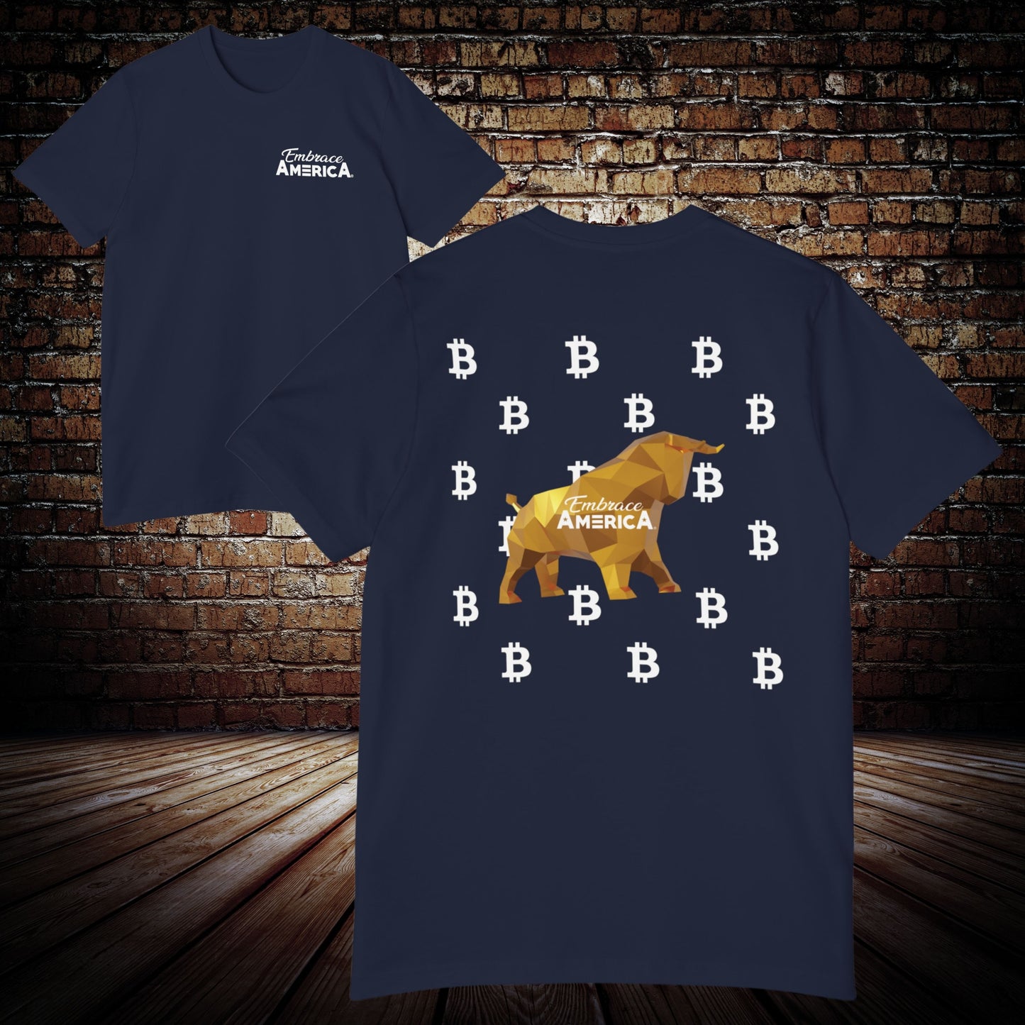 Bitcoin Crypto Bull Shirt - Made in USA