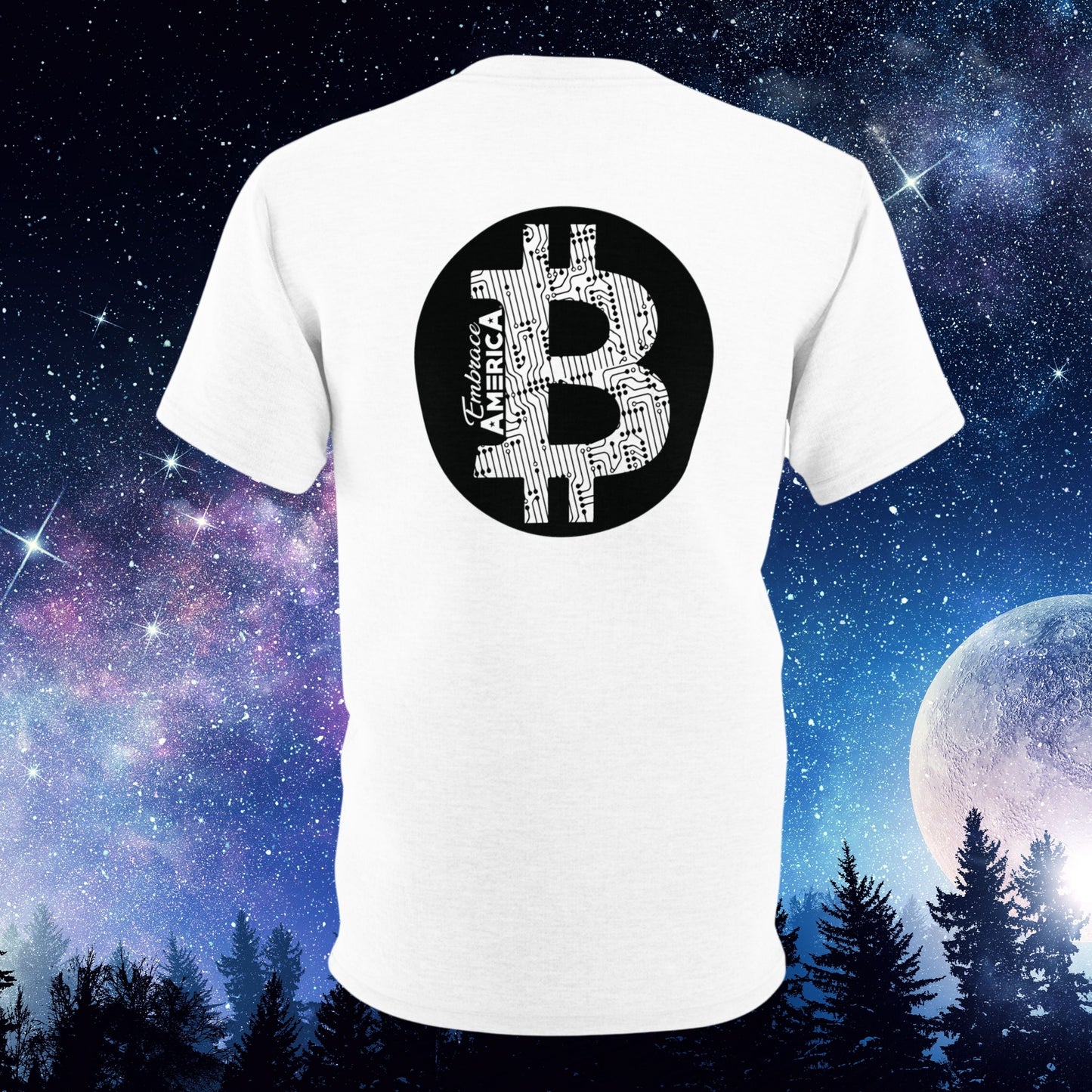 Bitcoin Crypto Symbol Shirt - Made USA