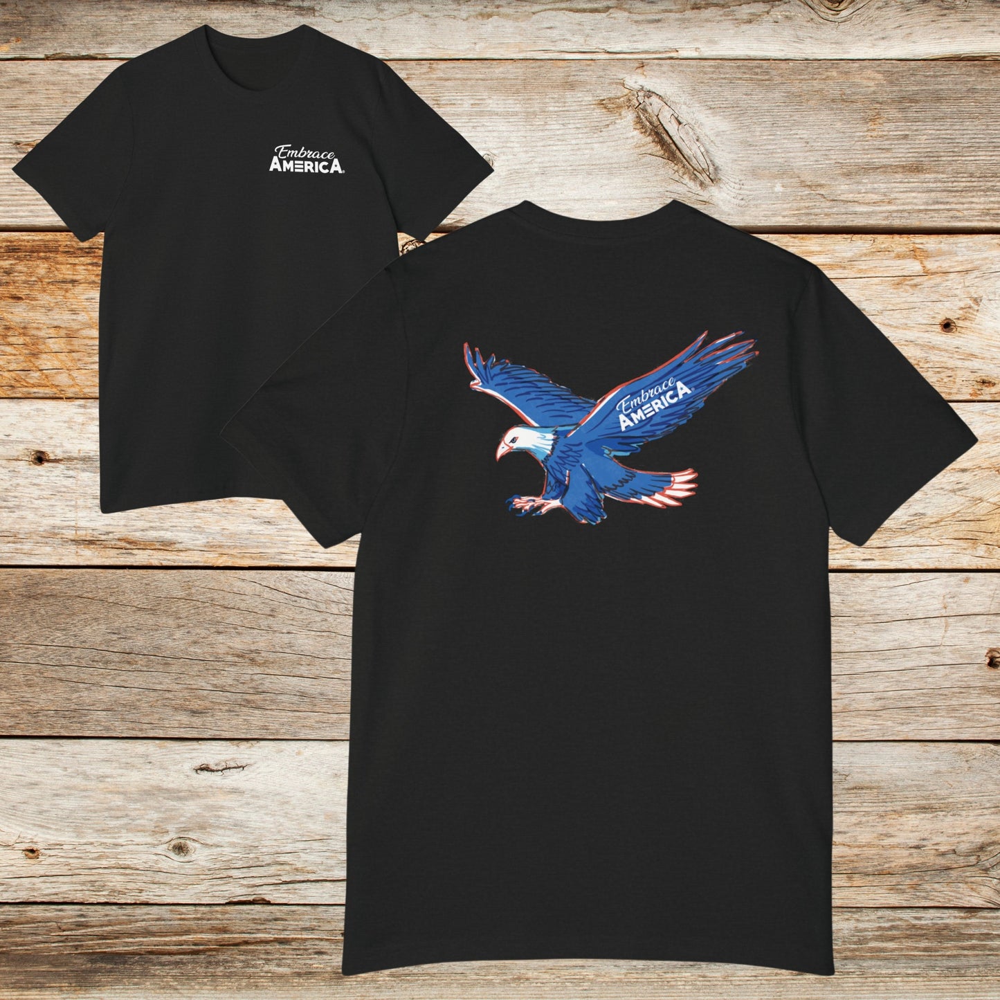 Bald Eagle Soaring Shirt - Made in USA