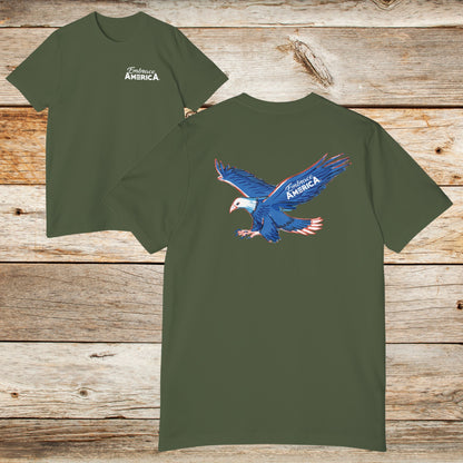 Bald Eagle Soaring Shirt - Made in USA