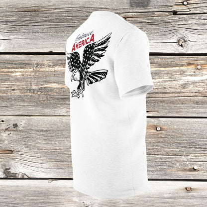 Patriotic Bald Eagle Soaring Shirt - Made in USA