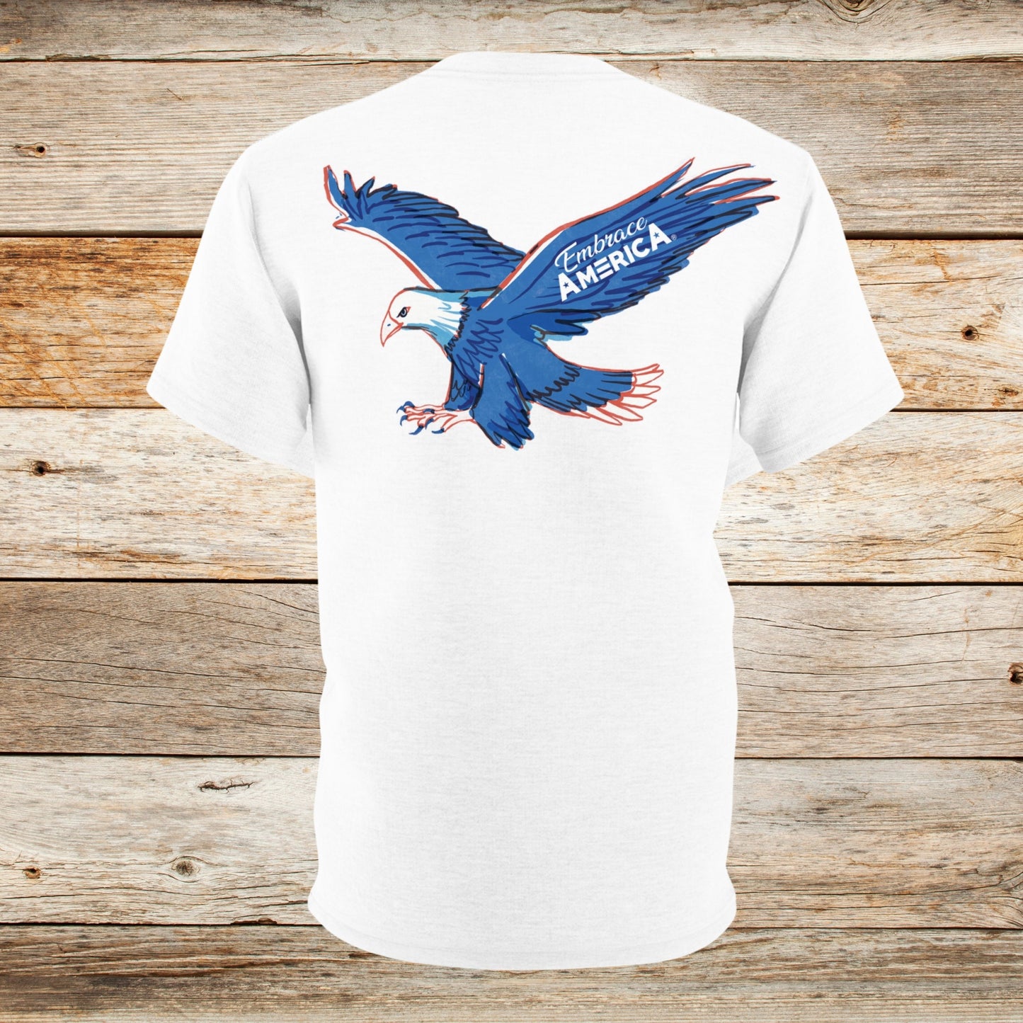 Bald Eagle Soaring Shirt - Made in USA