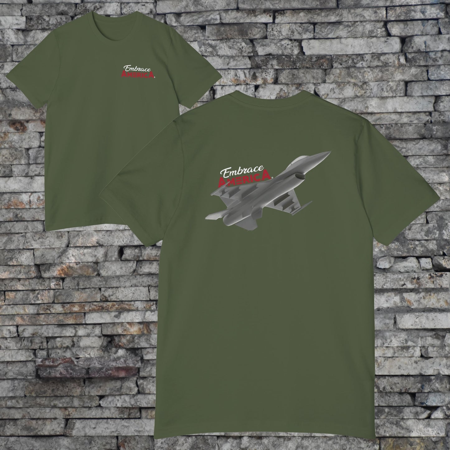 Military FA 18 Super Hornet Fighter Jet Shirt - Made in USA