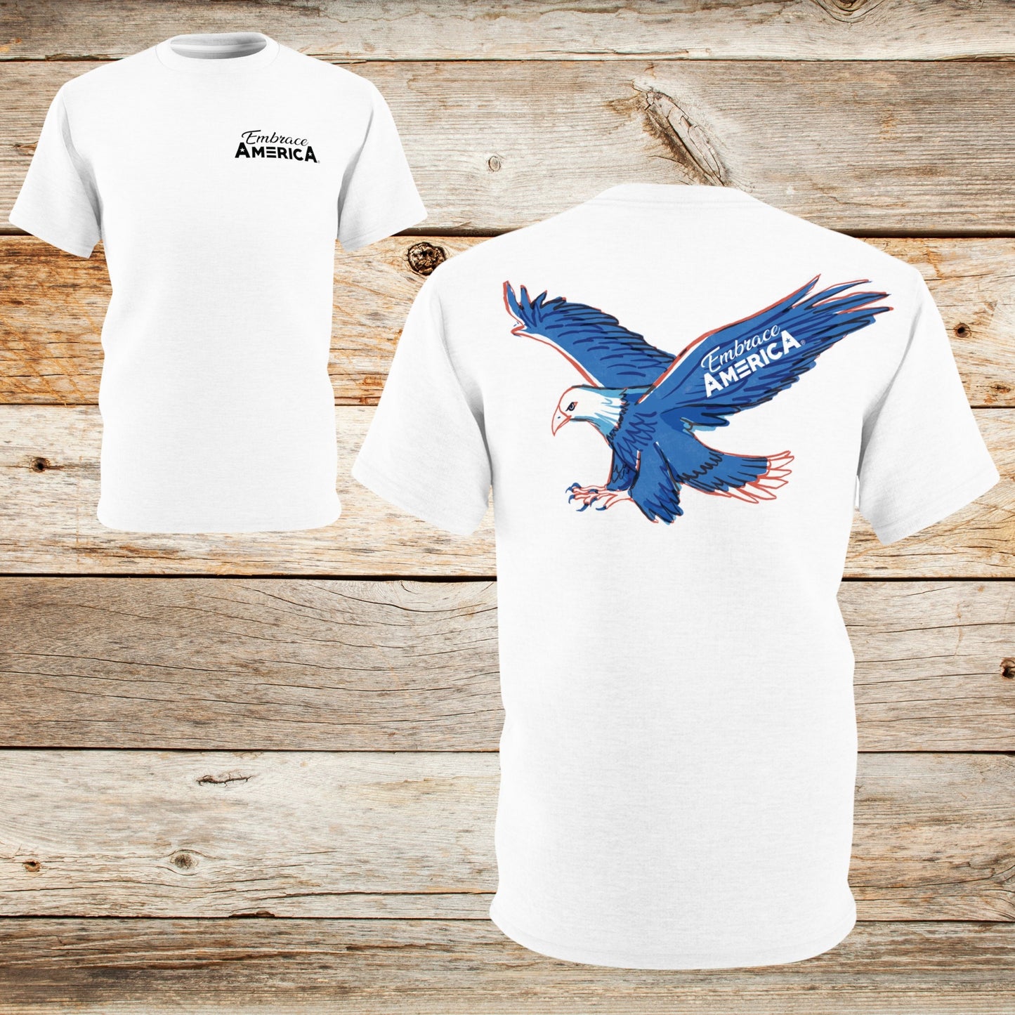 Bald Eagle Soaring Shirt - Made in USA