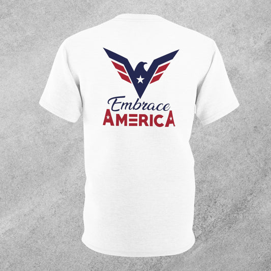 Patriotic America Eagle Stars and Stripes Shirt - Made in USA