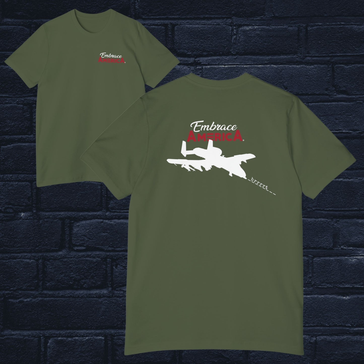 US Military A10 Warthog Shirt - Made in USA