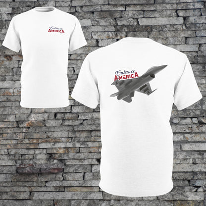 Military FA 18 Super Hornet Fighter Jet Shirt - Made in USA