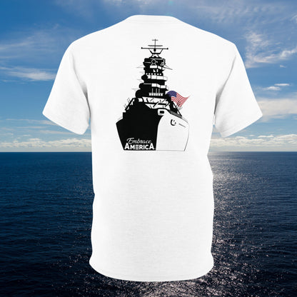 US Navy Battleship Shirt - Made USA