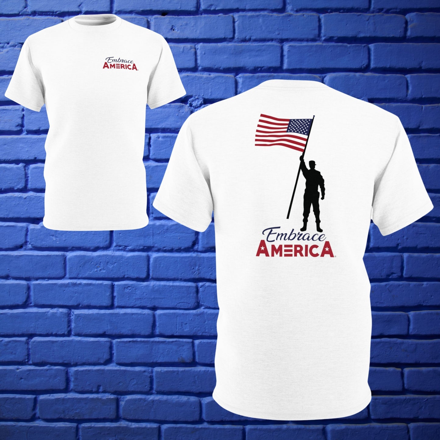 Patriotic US Solider American Flag Shirt - Made in USA