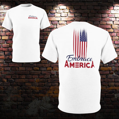 Stars and Stripes American Flag Embrace America® Shirt - Made in USA