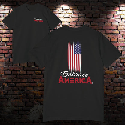 Stars and Stripes American Flag Embrace America® Shirt - Made in USA