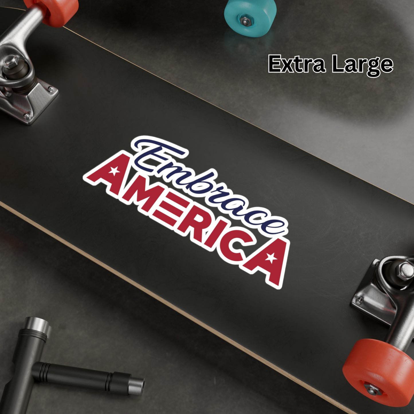 Vinyl Decals Embrace America - Made in USA