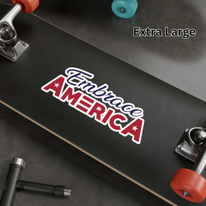 Vinyl Decals Embrace America - Made in USA