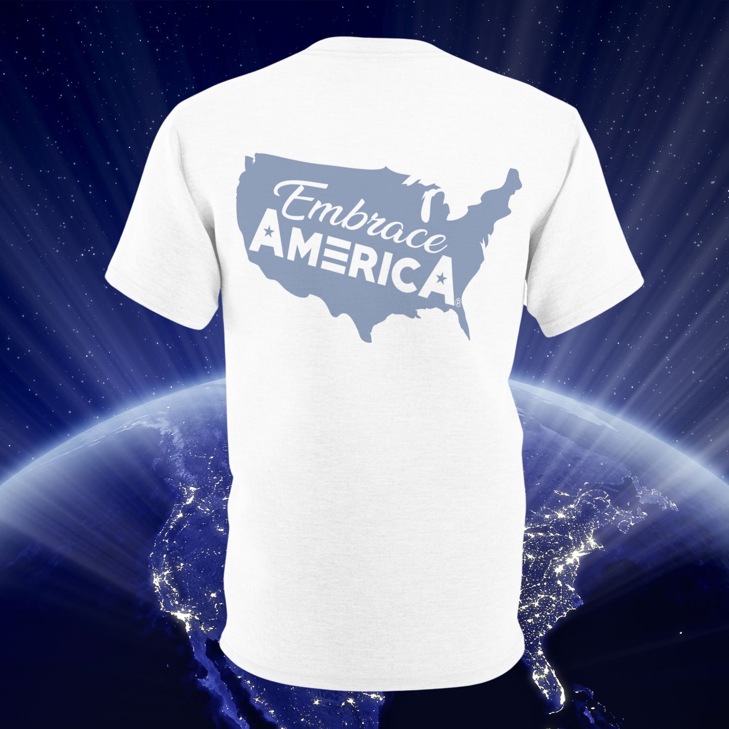 Embrace America® Land Map Shirt - Made in USA