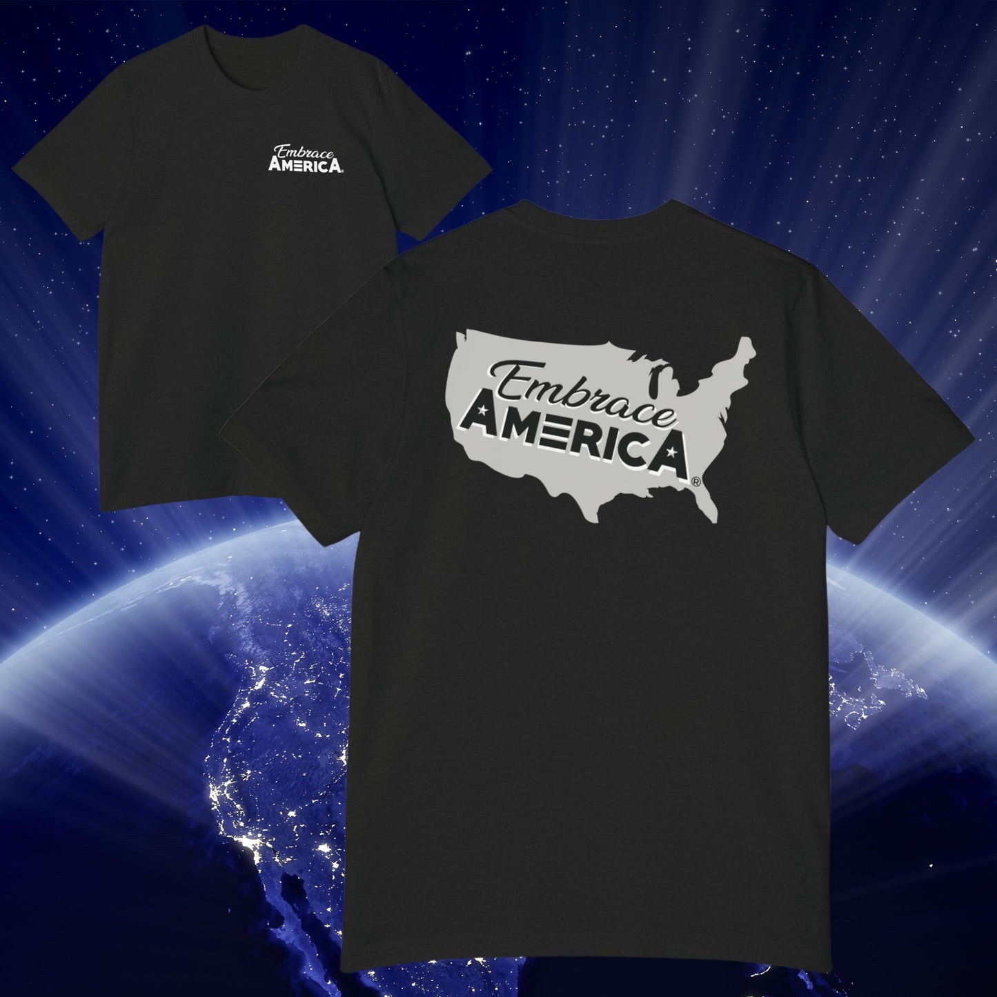 Embrace America® Land Map Shirt - Made in USA