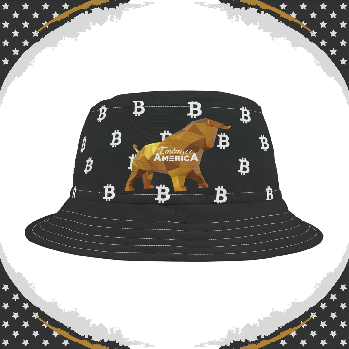 Bitcoin Bucket Hat (Crypto Bull Market) - Made in USA