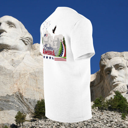 Mount Rushmore Eagle Patriotic Shirt - Made USA