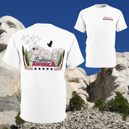 Mount Rushmore Eagle Patriotic Shirt - Made USA