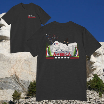 Mount Rushmore Eagle Patriotic Shirt - Made USA