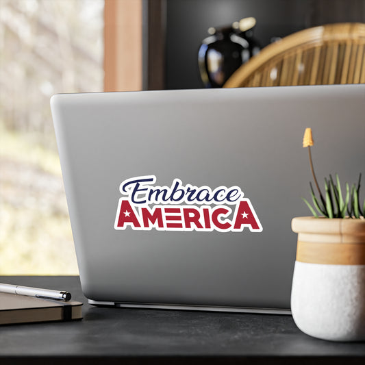 Vinyl Decals Embrace America - Made in USA