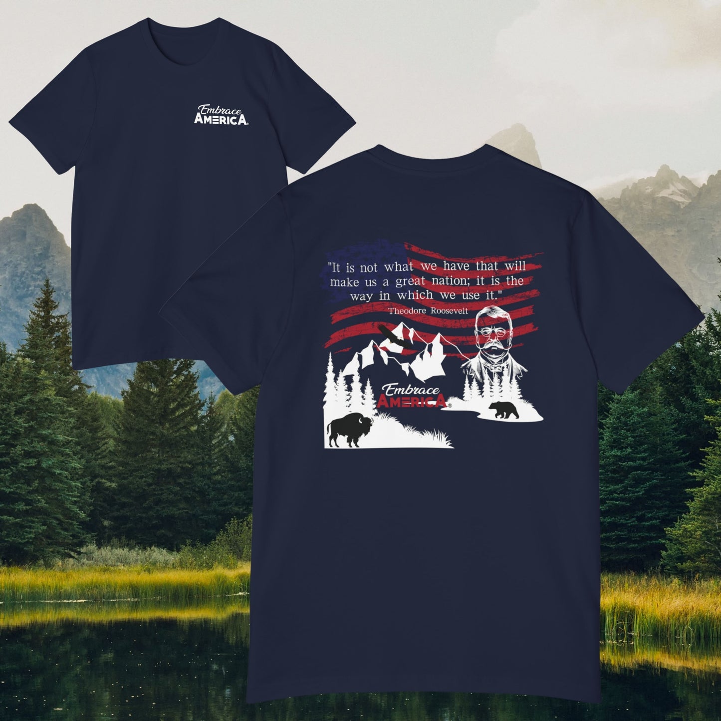 President Theodore Roosevelt National Park Shirt - Made in USA