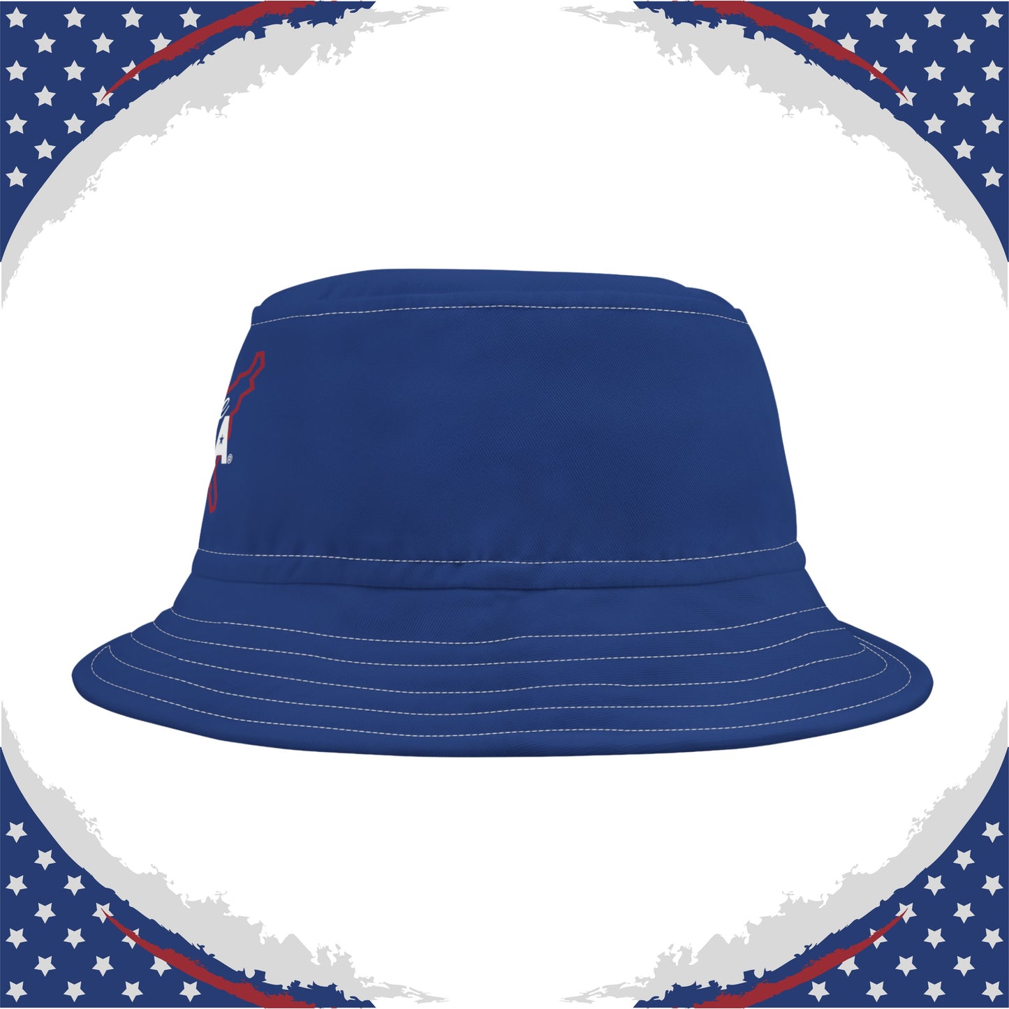 Patriotic Navy Blue Bucket Hat - Made in USA