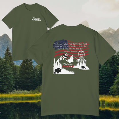 President Theodore Roosevelt National Park Shirt - Made in USA